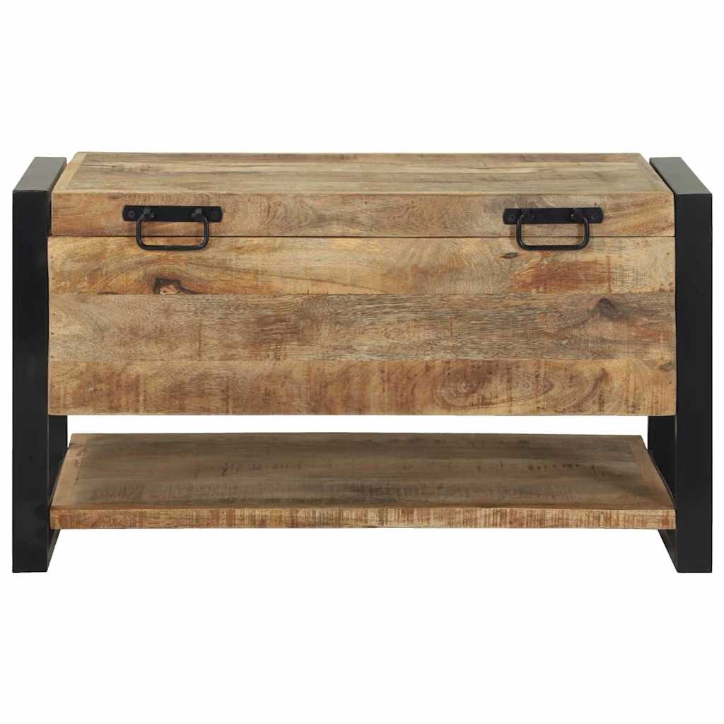 Aufbewahrungsbox Braun 80 x 35 x 45 cm Massivholz Mango