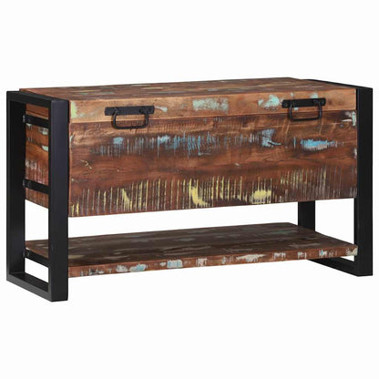 Aufbewahrungsbox Mehrfarbig 80 x 35 x 45 cm Massivholz Altholz