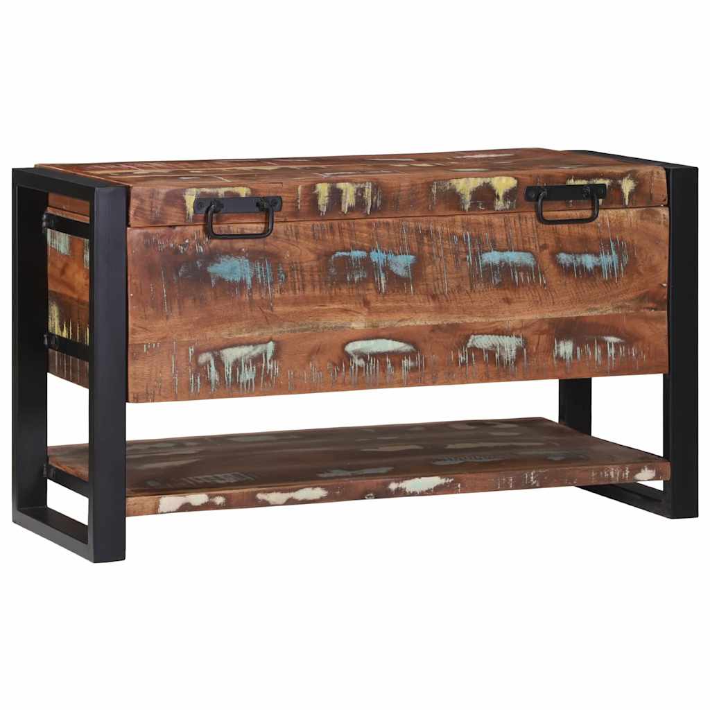 Aufbewahrungsbox Mehrfarbig 80 x 35 x 45 cm Massivholz Altholz