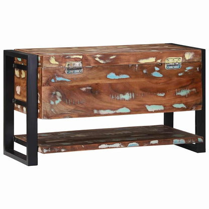 Aufbewahrungsbox Mehrfarbig 80 x 35 x 45 cm Massivholz Altholz