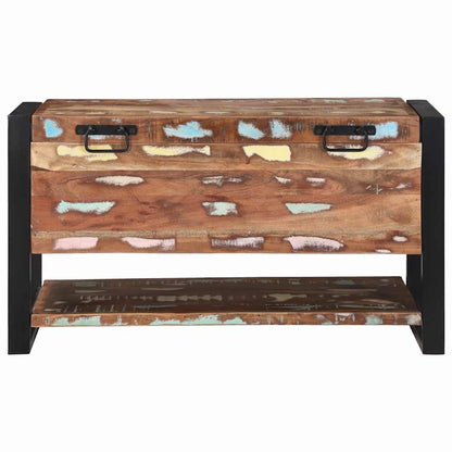 Aufbewahrungsbox Mehrfarbig 80 x 35 x 45 cm Massivholz Altholz