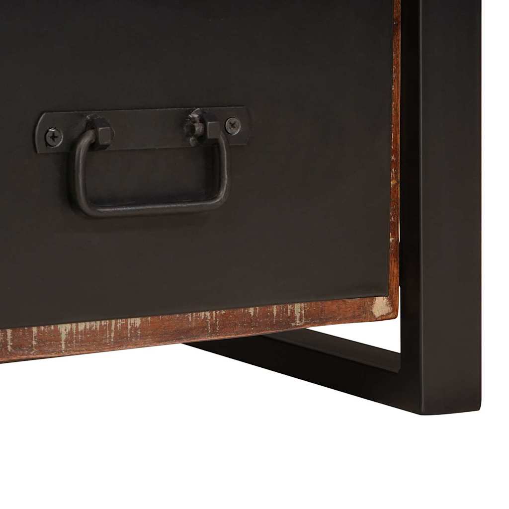 Ankleidehaken Mehrfarbig 40 x 40 x 90 cm Massivholz Altholz