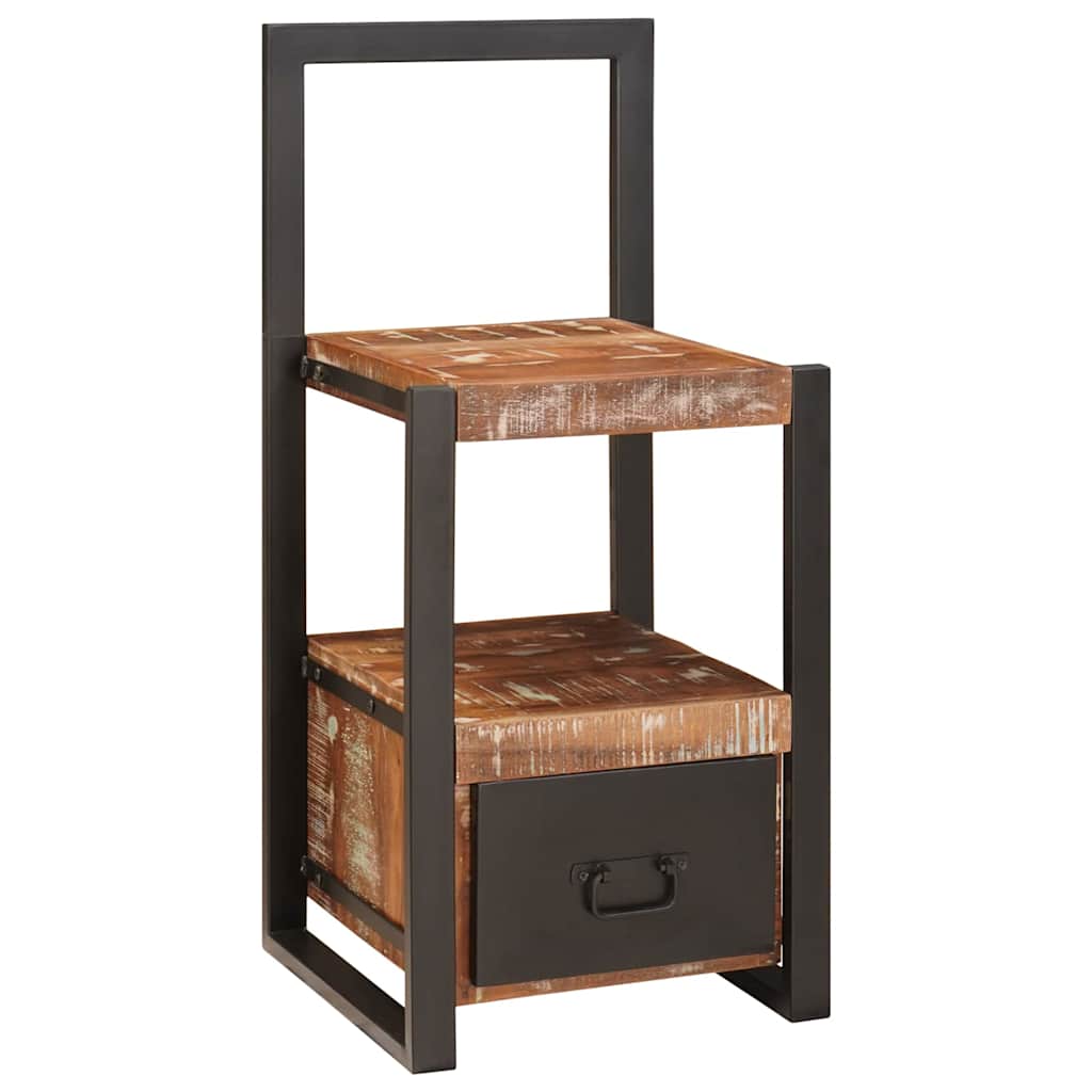 Ankleidehaken Mehrfarbig 40 x 40 x 90 cm Massivholz Altholz