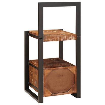 Ankleidehaken Mehrfarbig 40 x 40 x 90 cm Massivholz Altholz