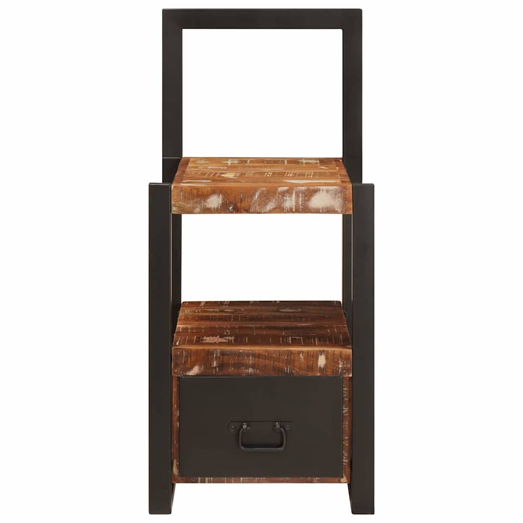 Ankleidehaken Mehrfarbig 40 x 40 x 90 cm Massivholz Altholz