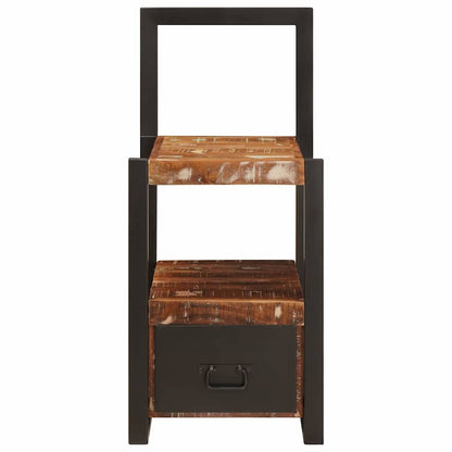 Ankleidehaken Mehrfarbig 40 x 40 x 90 cm Massivholz Altholz