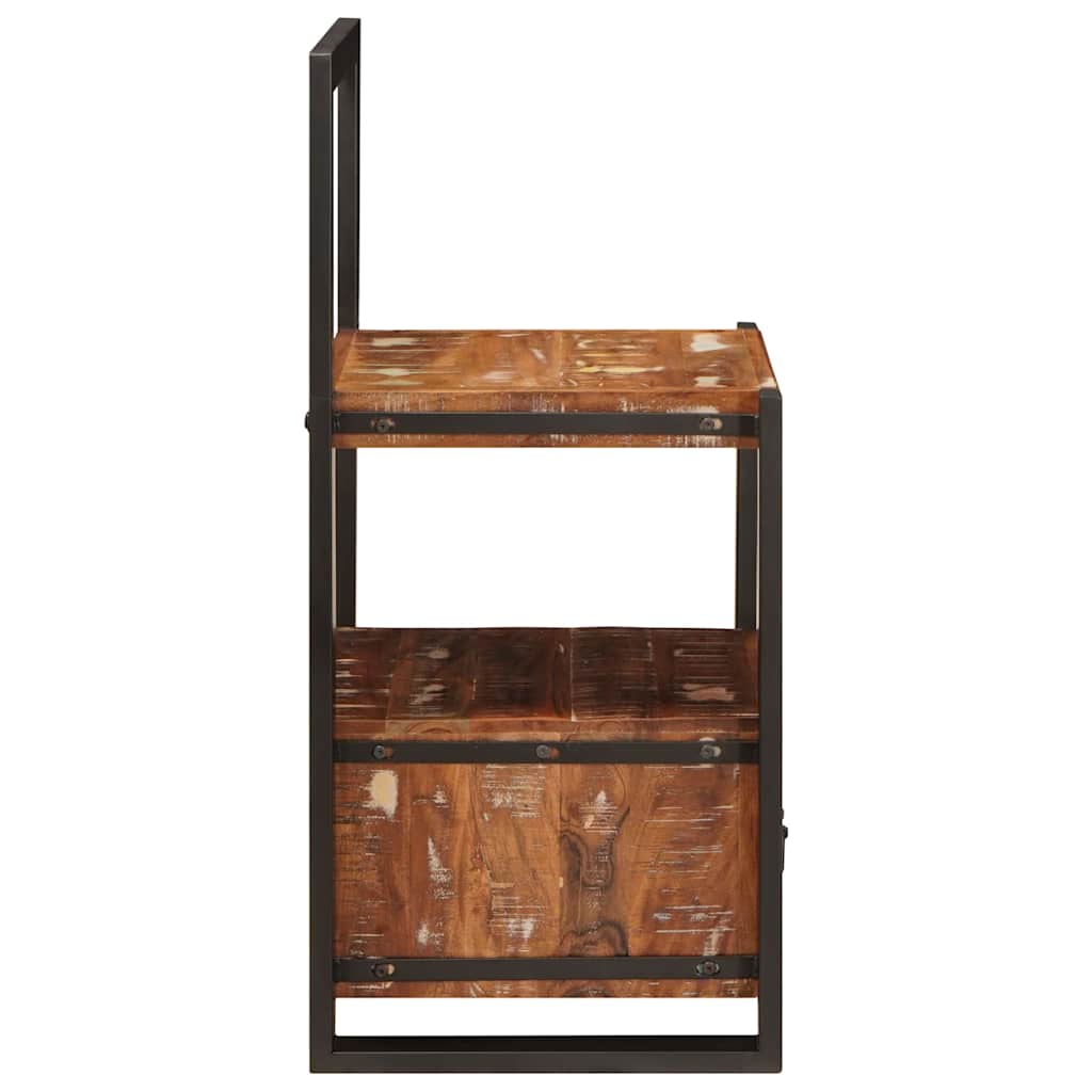 Ankleidehaken Mehrfarbig 40 x 40 x 90 cm Massivholz Altholz