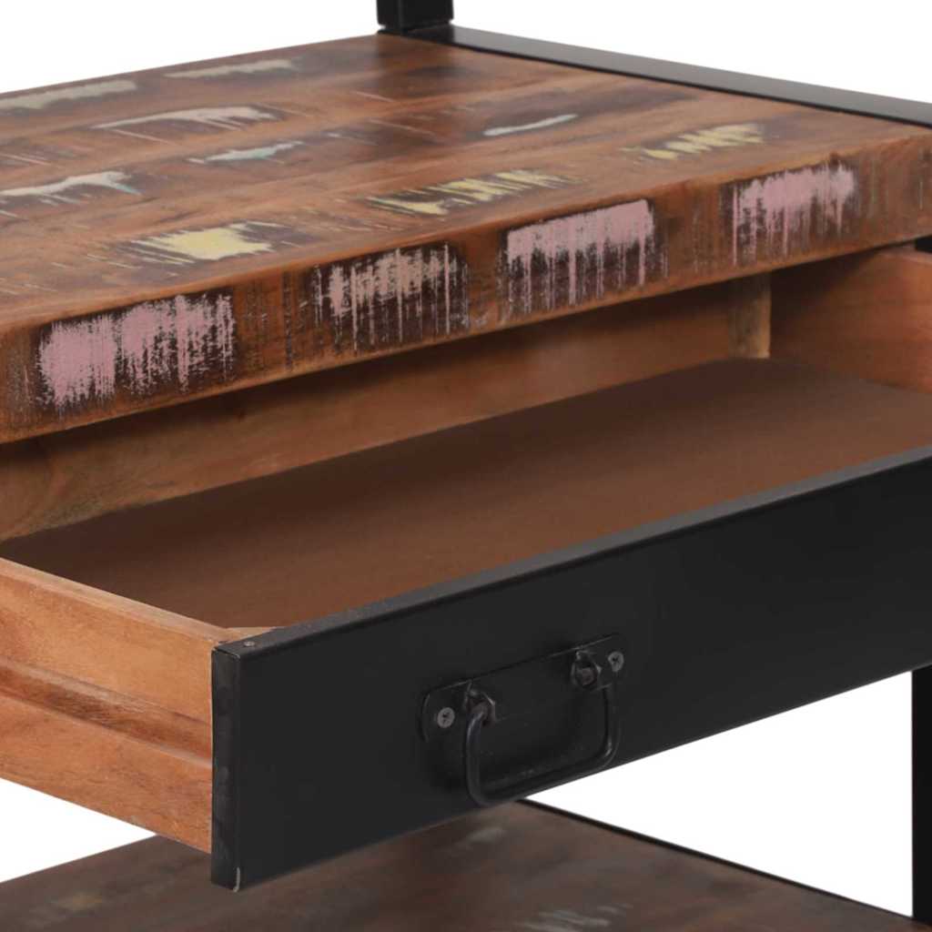 Küchenregal Mehrfarbig 80 x 40 x 160 cm Massivholz Altholz