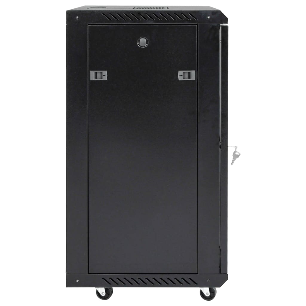 15U Netzwerkschrank 19" IP20 Schwarz 60x45x86 cm
