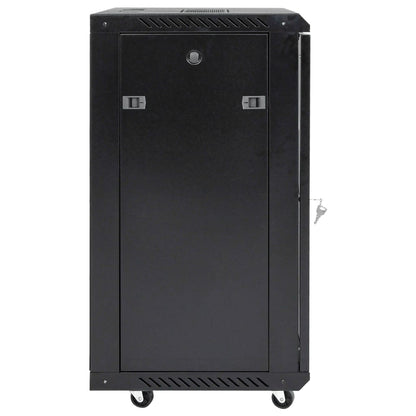 15U Netzwerkschrank 19" IP20 Schwarz 60x45x86 cm