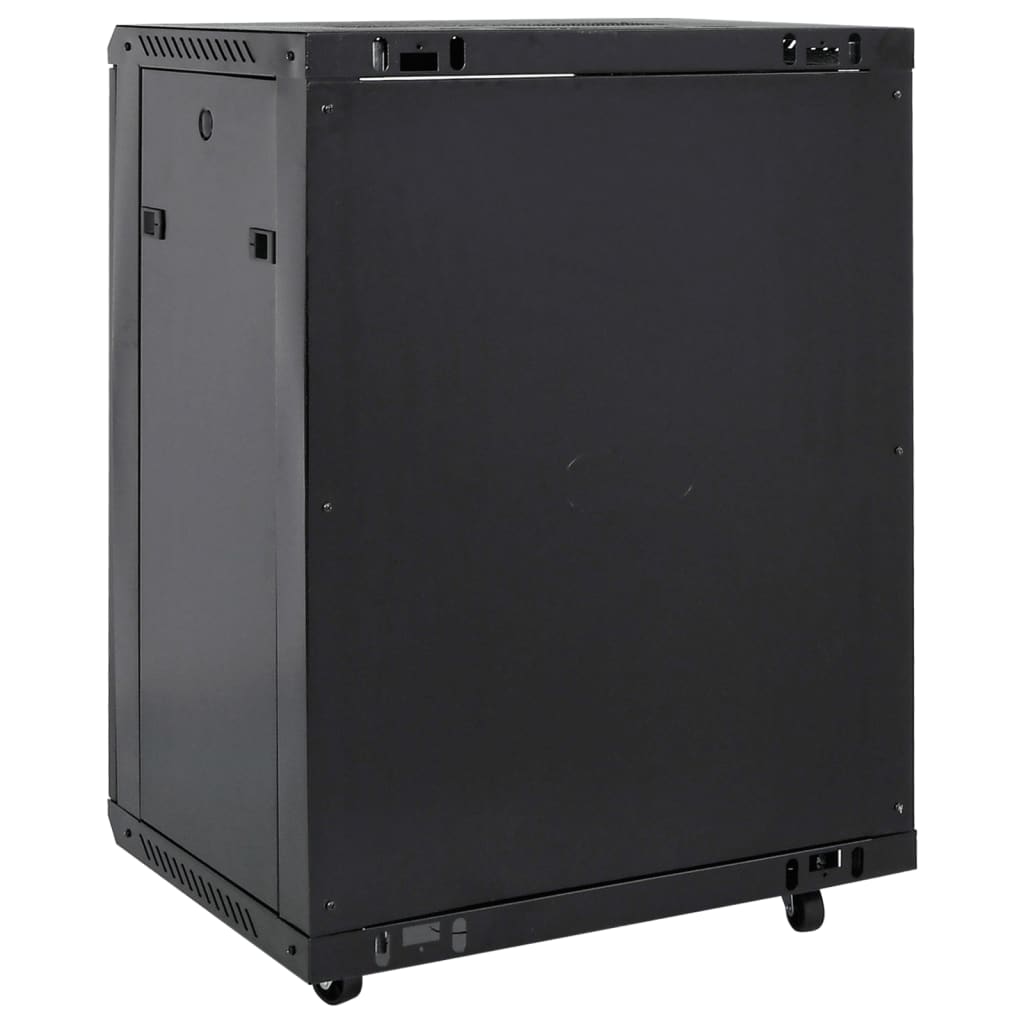 15U Netzwerkschrank 19" IP20 Schwarz 60x45x86 cm