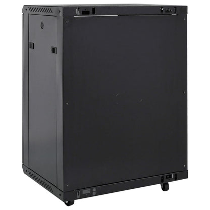 15U Netzwerkschrank 19" IP20 Schwarz 60x45x86 cm