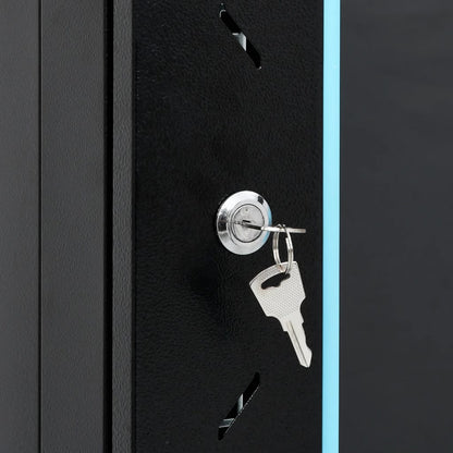 15U Netzwerkschrank 19" IP20 Schwarz 60x45x86 cm