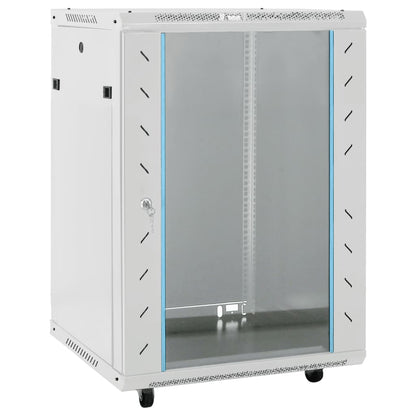 15U Netzwerkschrank 19" IP20 Grau 60x45x86 cm