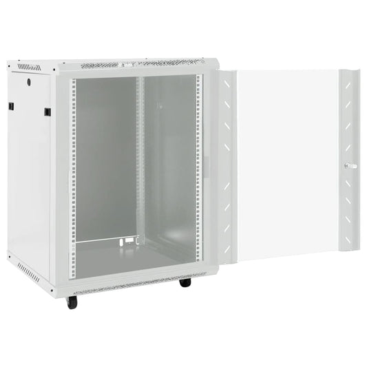 15U Netzwerkschrank 19" IP20 Grau 60x45x86 cm