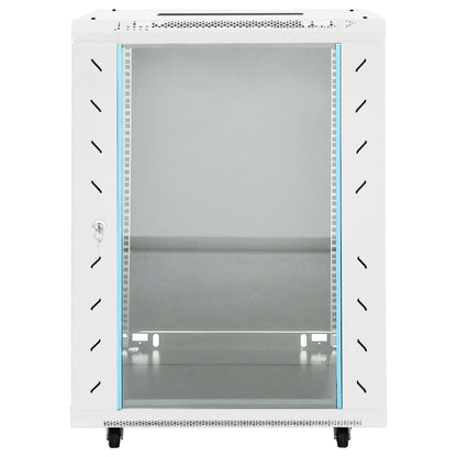 15U Netzwerkschrank 19" IP20 Grau 60x45x86 cm