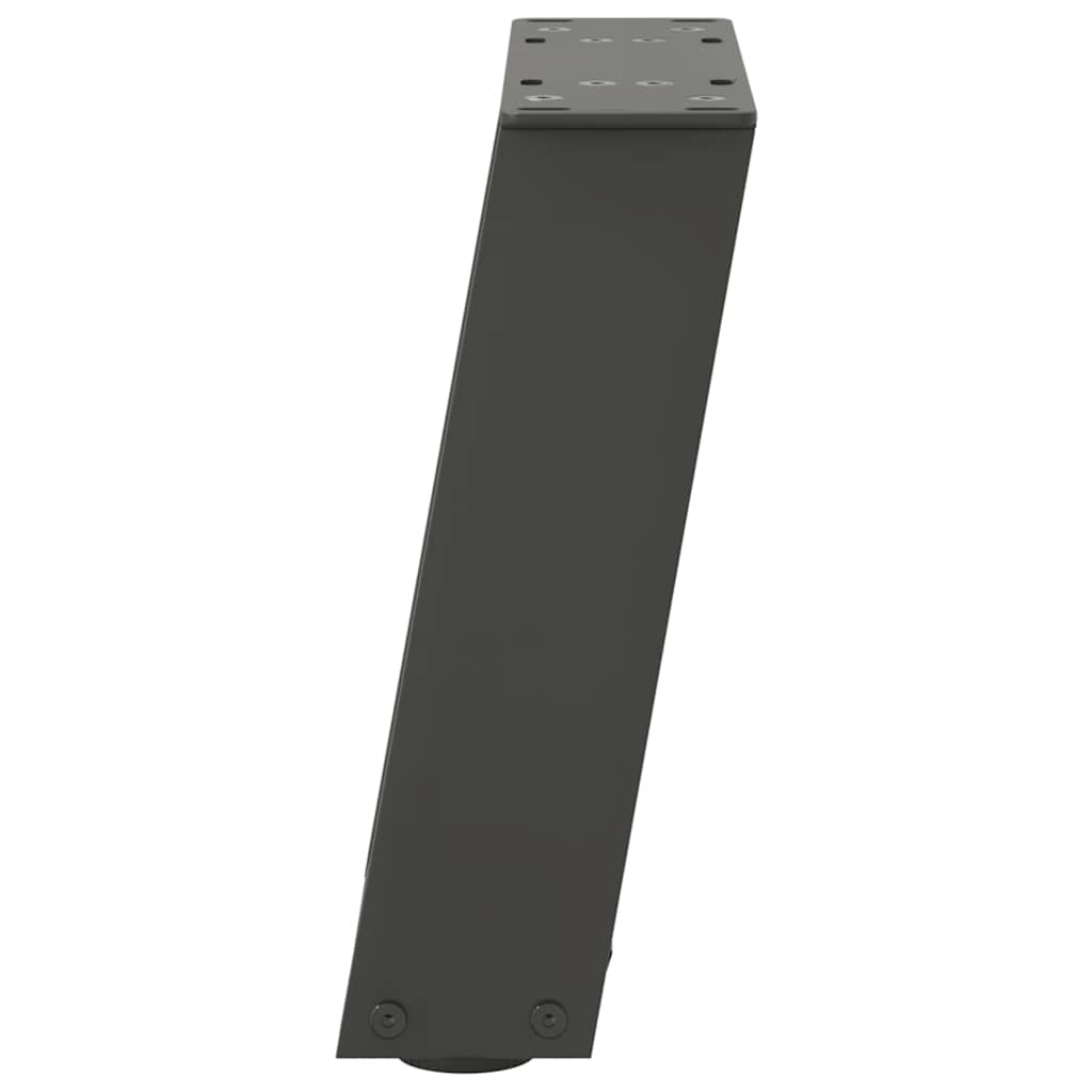 Couchtischbeine U-Form 2 Stk. Anthrazit 30x(30-31) cm Stahl