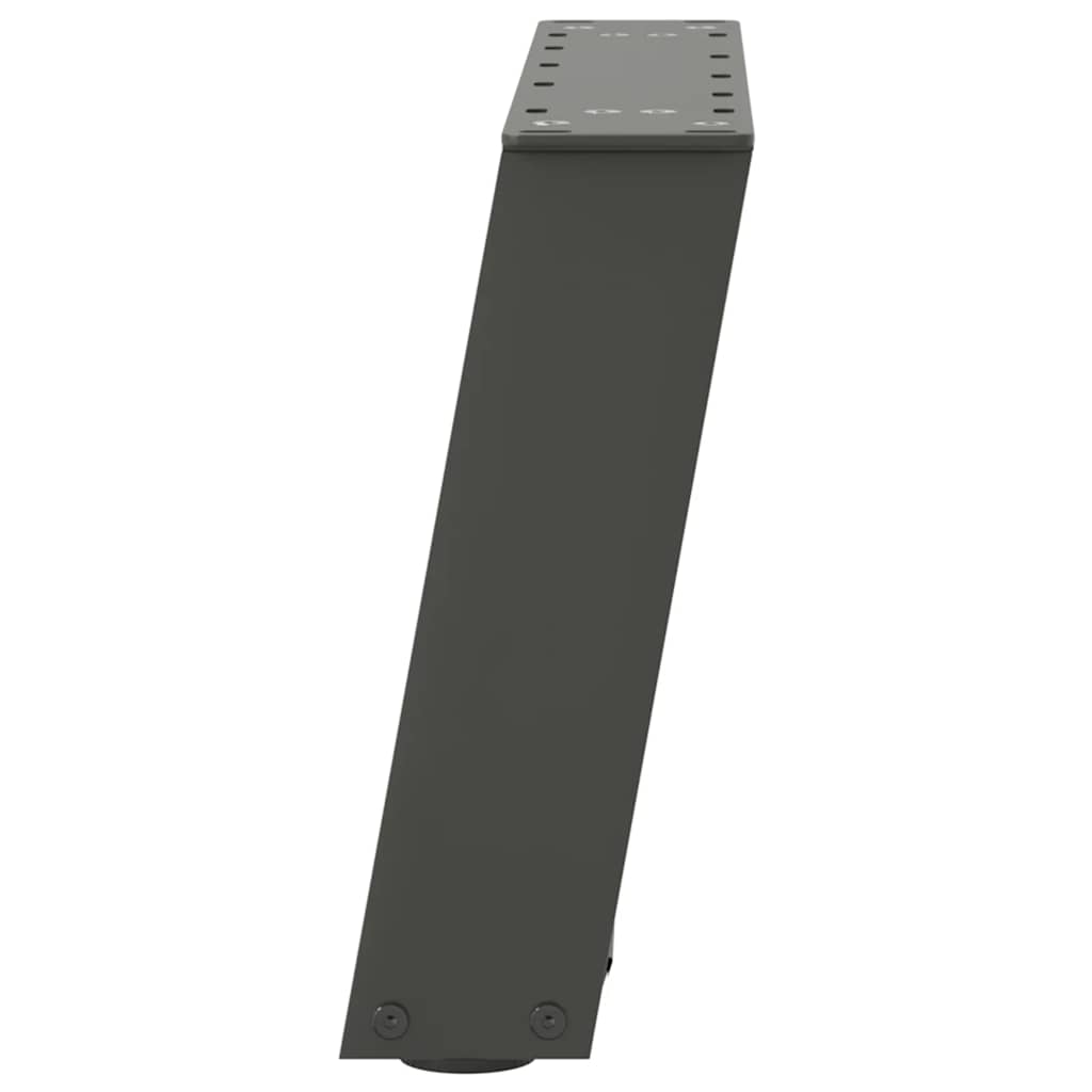 Couchtischbeine U-Form 2 Stk. Anthrazit 40x(30-31) cm Stahl