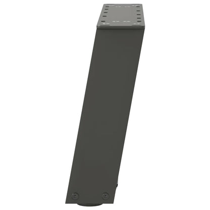 Couchtischbeine U-Form 2 Stk. Anthrazit 50x(30-31) cm Stahl