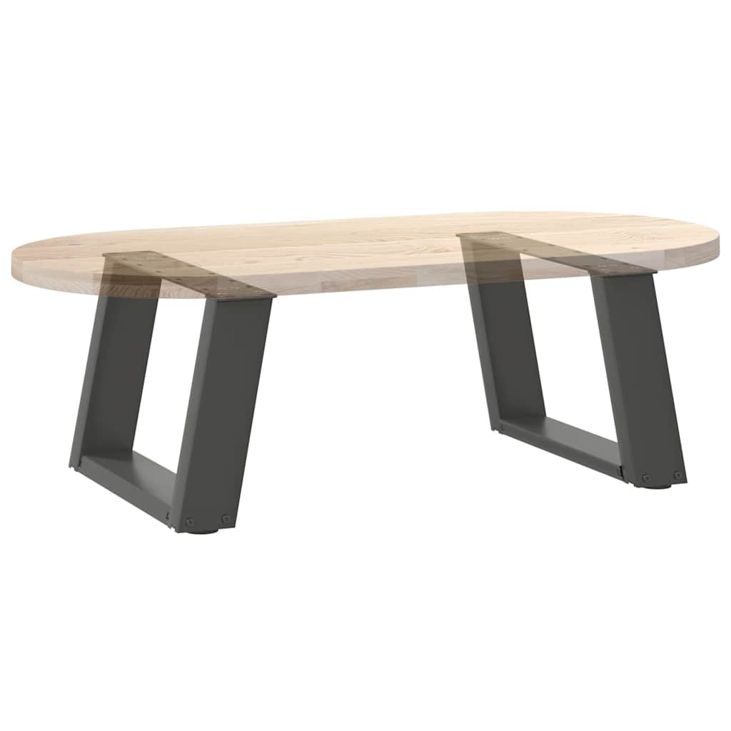Couchtischbeine U-Form 2 Stk. Anthrazit 50x(30-31) cm Stahl
