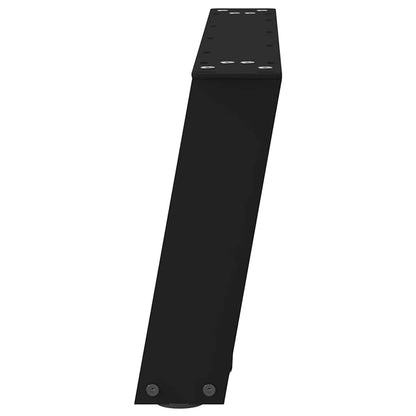 Couchtischbeine U-Form 2 Stk. Schwarz 60x(30-31) cm Stahl