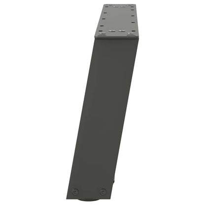 Couchtischbeine U-Form 2 Stk. Anthrazit 60x(30-31) cm Stahl