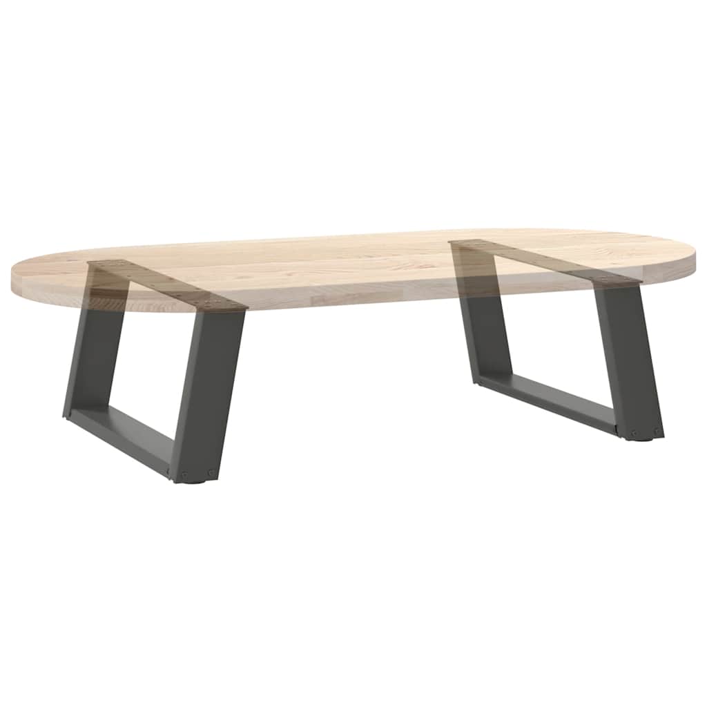 Couchtischbeine U-Form 2 Stk. Anthrazit 60x(30-31) cm Stahl