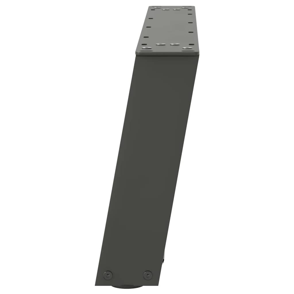 Couchtischbeine U-Form 2 Stk. Anthrazit 70x(30-31) cm Stahl