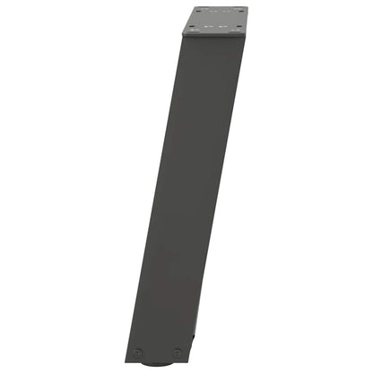 Couchtischbeine U-Form 2 Stk. Anthrazit 28x(42-43) cm Stahl