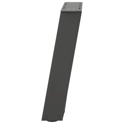 Couchtischbeine U-Form 2 Stk. Anthrazit 38x(42-43) cm Stahl