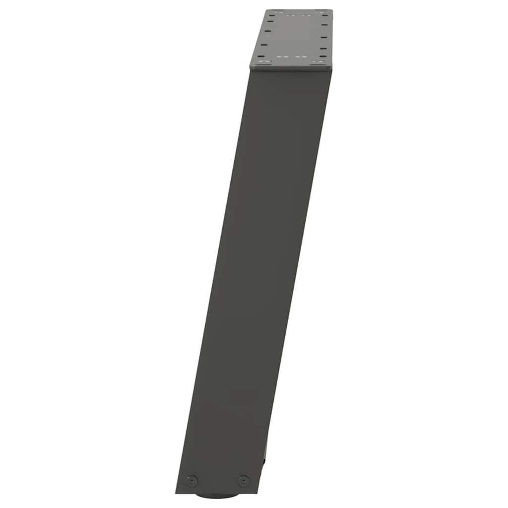 Couchtischbeine U-Form 2 Stk. Anthrazit 50x(42-43) cm Stahl