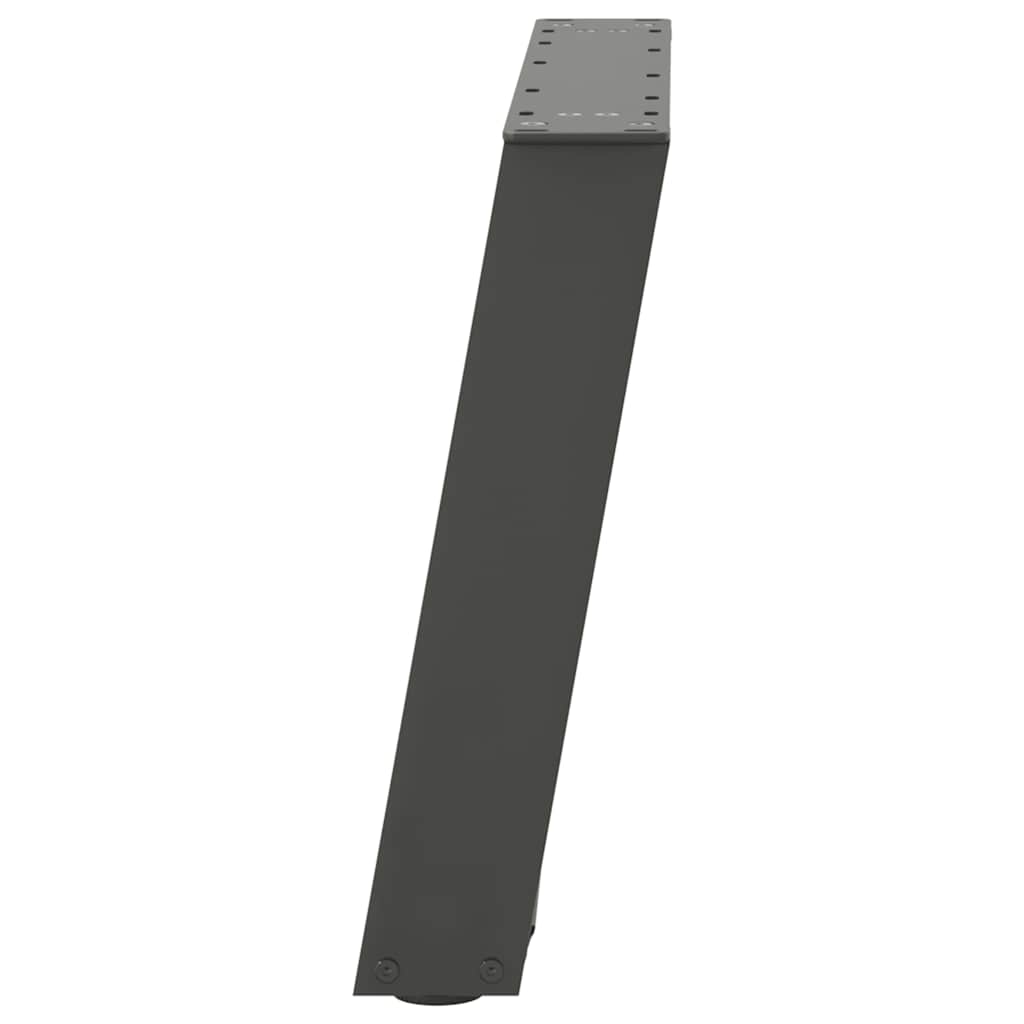 Couchtischbeine U-Form 2 Stk. Anthrazit 70x(42-43) cm Stahl