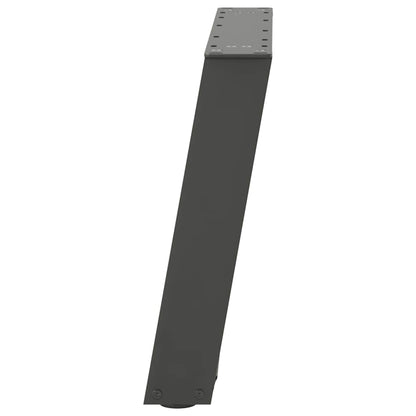 Couchtischbeine U-Form 2 Stk. Anthrazit 70x(42-43) cm Stahl