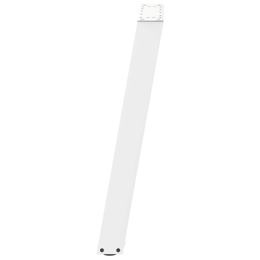 Konsolentischbeine U-Form 2 Stk. Weiß 38x(72-73) cm Stahl
