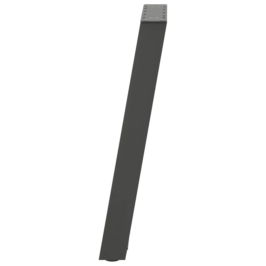 Konsolentischbeine U-Form 2 Stk. Anthrazit 38x(72-73) cm Stahl