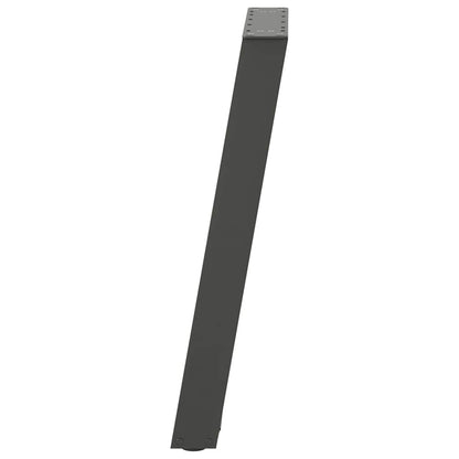 Konsolentischbeine U-Form 2 Stk. Anthrazit 38x(72-73) cm Stahl