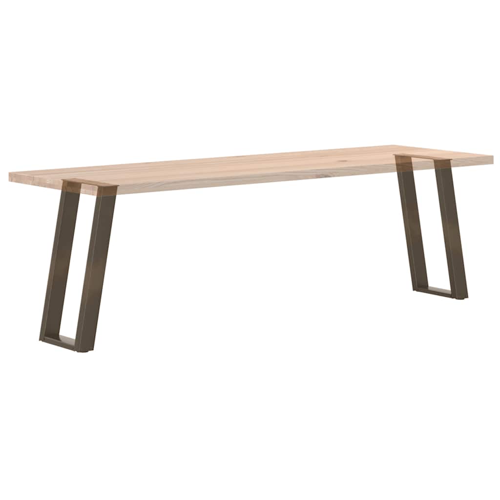 Konsolentischbeine U-Form 2 Stk. Naturstahl 38x(72-73) cm Stahl