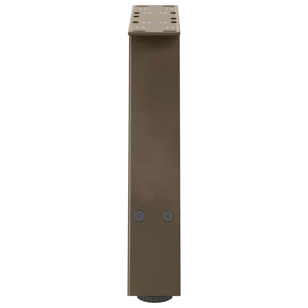 Couchtischbeine A-Form 2 Stk. 30x(30-31) cm Stahl