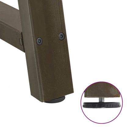 Couchtischbeine A-Form 2 Stk. 30x(30-31) cm Stahl
