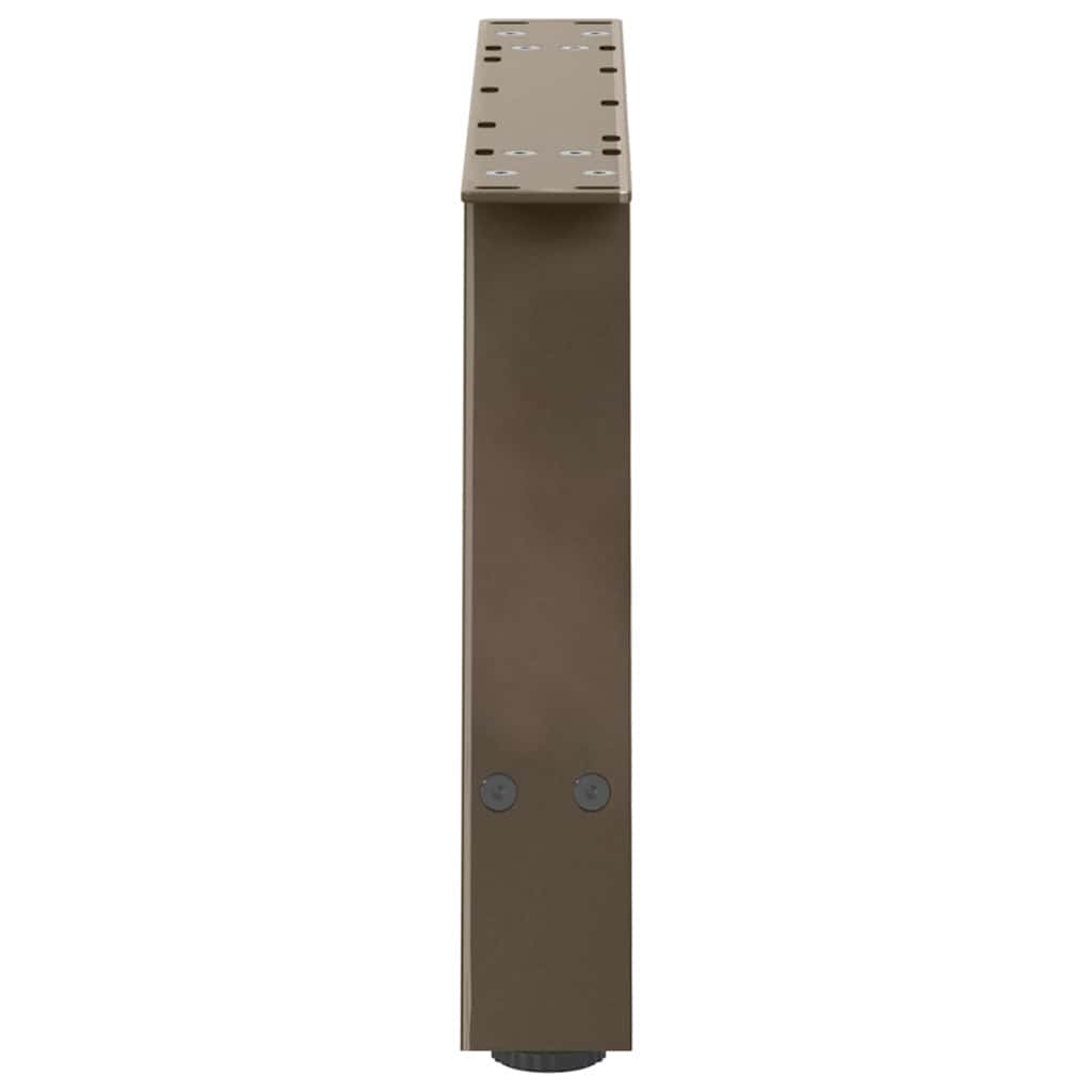 Couchtischbeine A-Form 2 Stk. 70x(30-31) cm Stahl