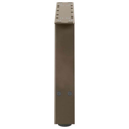 Couchtischbeine A-Form 2 Stk. 70x(30-31) cm Stahl