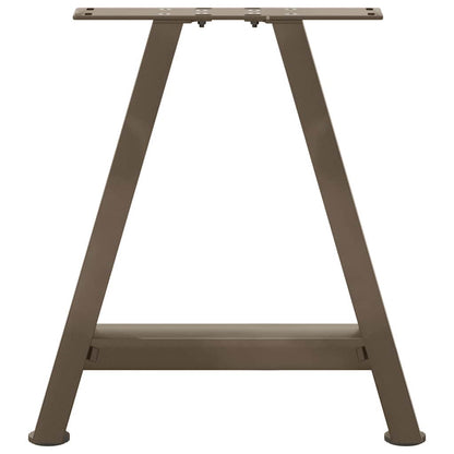 Couchtischbeine A-Form 2 Stk. 38x(42-43) cm Stahl