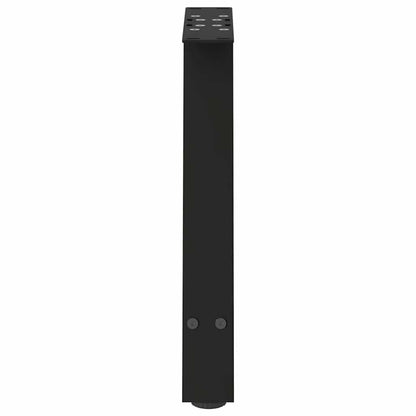 Couchtischbeine A-Form 2 Stk. Schwarz 50x(42-43) cm Stahl