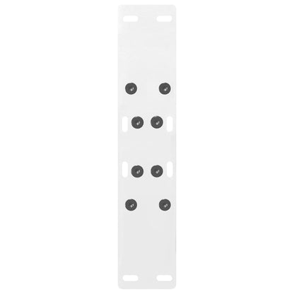 Couchtischbeine A-Form 2 Stk. Weiß 50x(42-43) cm Stahl
