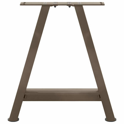 Couchtischbeine A-Form 2 Stk. 50x(42-43) cm Stahl