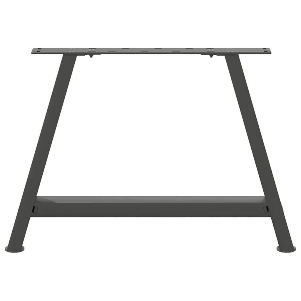 Couchtischbeine A-Form 2 Stk. Anthrazit 60x(42-43) cm Stahl