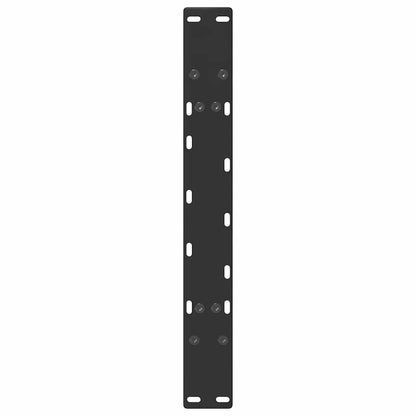Couchtischbeine A-Form 2 Stk. Schwarz 70x(42-43) cm Stahl