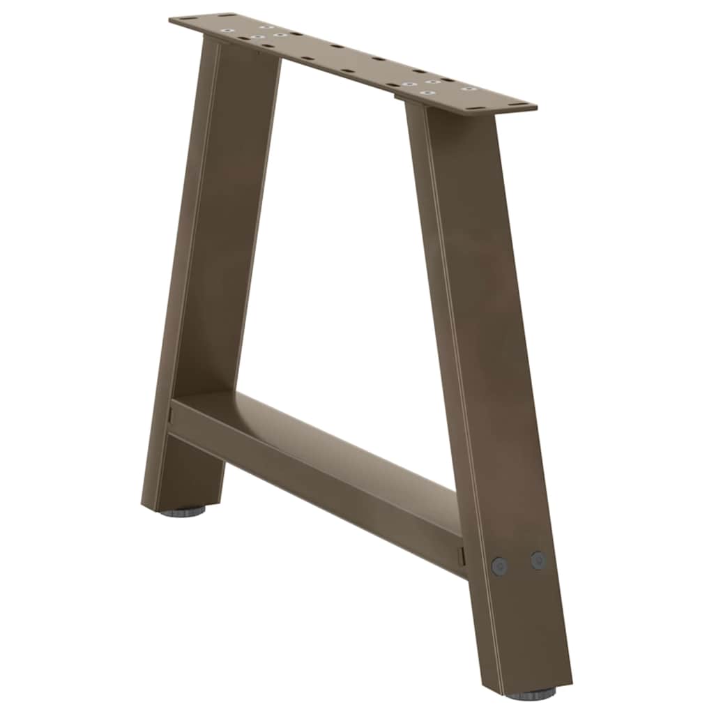 Couchtischbeine A-Form 2 Stk. 70x(42-43) cm Stahl