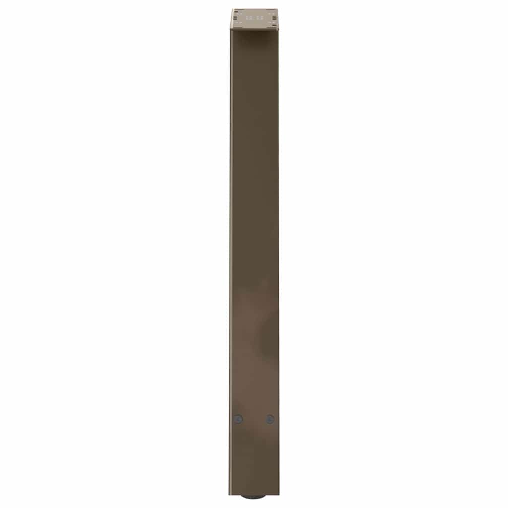 Esstischbeine A-Form 2 Stk. 50x(72-73) cm Stahl