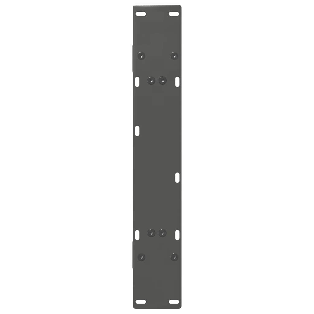 Esstischbeine A-Form 2 Stk. Anthrazit 70x(72-73) cm Stahl